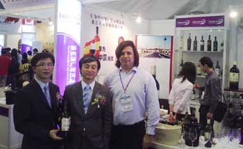 Feria de vinos en China